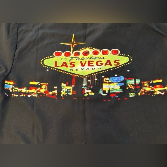 Men's Black Casual Button-Up Shirt Size Medium - Picture 7 of 8